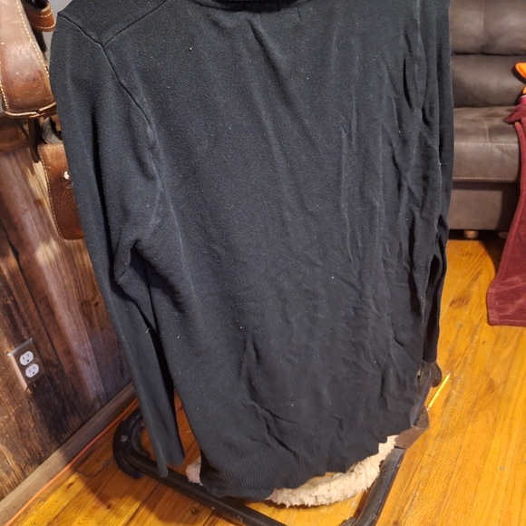 Black Cardigan Size 2X by Becool - Picture 3 of 4